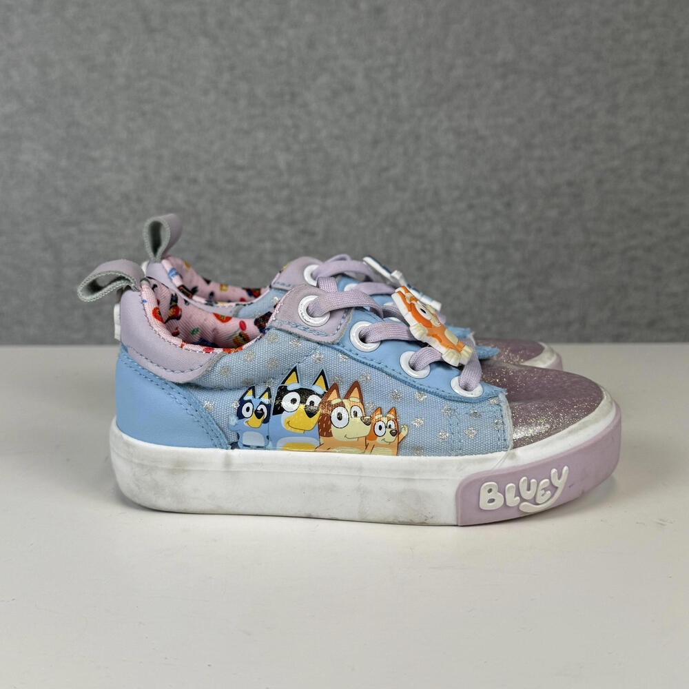 Bluey Bingo Ground Up Shoes Pastel Colors Low-Top Slip-on Tennis Shoes 8C